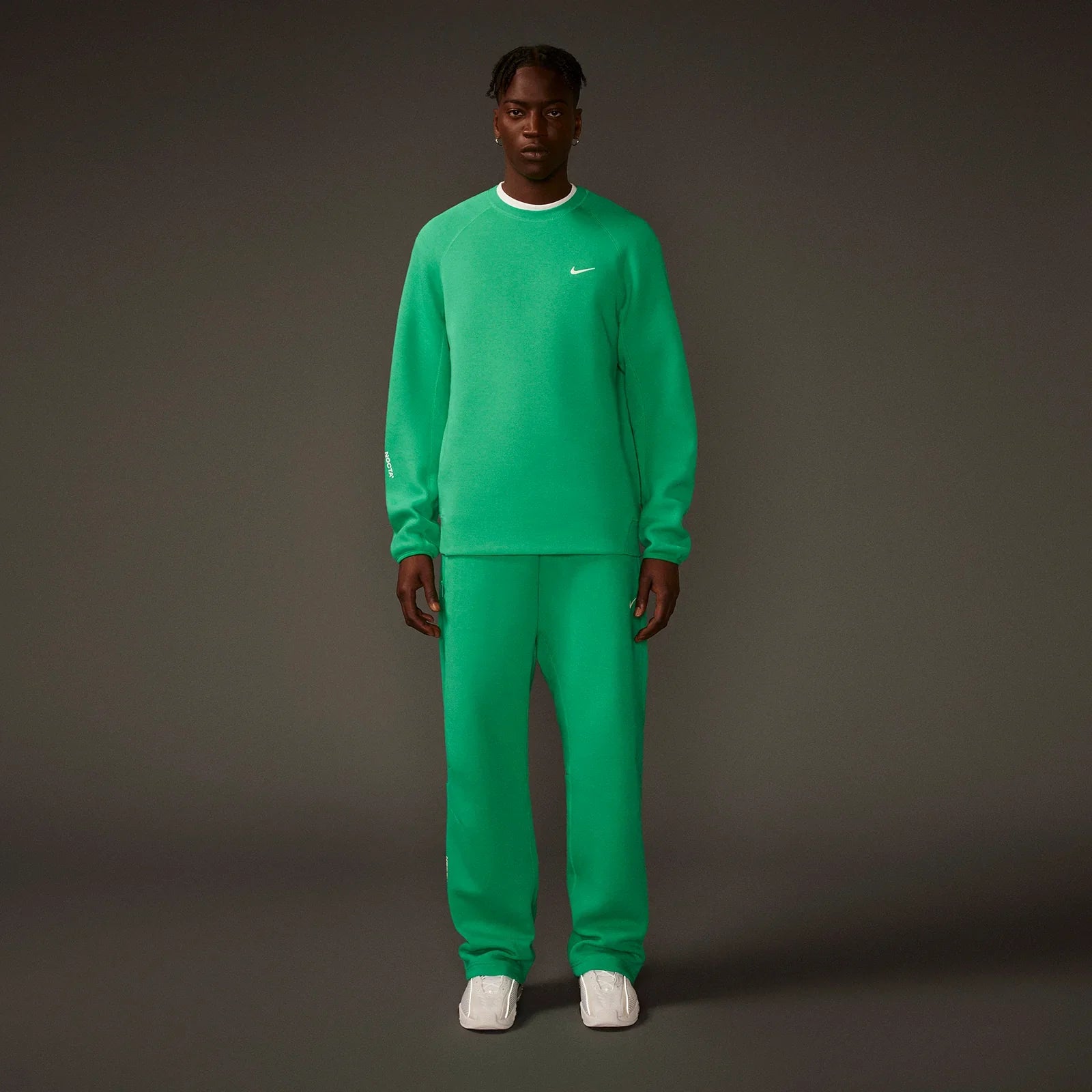 NOCTA TECH FLEECE CREW STATIUM GREEN